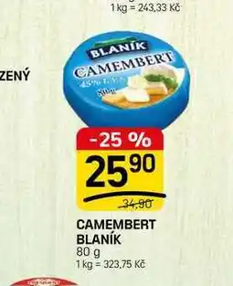 Flop CAMEMBERT BLANÍK nabídka