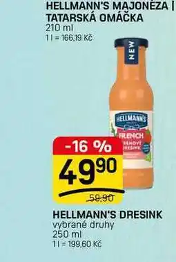 Flop HELLMANN'S DRESINK vybrané druhy nabídka