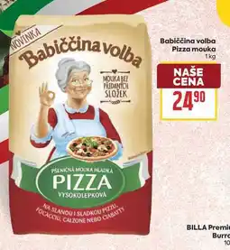 Billa Babiččina volba Pizza mouka nabídka