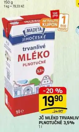 Flop JČ MLÉKO TRVANLIVE PLNOTUČNÉ 3,5% 11 nabídka