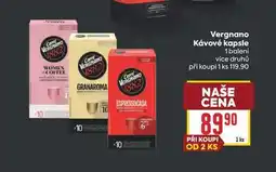 Billa Vergnano Kávové kapsle 1 baleni nabídka