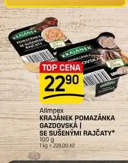 Flop KRAJÁNEK POMAZÁNKA GAZDOVSKÁ | SE SUŠENÝMI RAJČATY nabídka