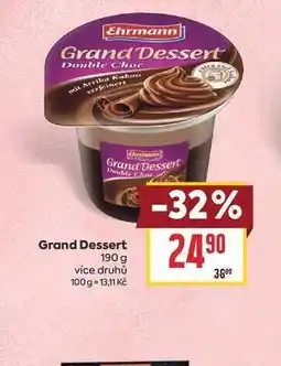 Billa Grand Dessert nabídka