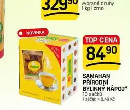 Flop SAMAHAN PŘÍRODNÍ BYLINNÝ NÁPOJ* 10 sáčků nabídka