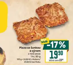 Billa Pizza se šunkou a sýrem z naší pece 1ks nabídka