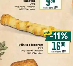 Billa Tyčinka s čedarem nabídka