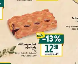 Billa Mřížka pudink ajahody nabídka