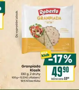 Billa Granpiada Klasik nabídka