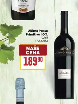 Billa Ultimo Passo Primitivo I.G.T nabídka