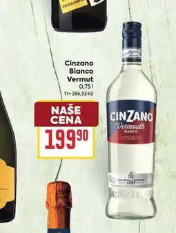 Billa Cinzano Bianco Vermut nabídka