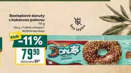 Billa Bezlepkové donuty s kakaovou polevou nabídka