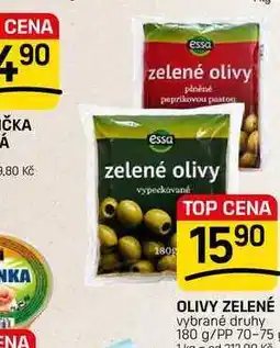 Flop OLIVY ZELENÉ vybrané druhy 180 g/PP nabídka