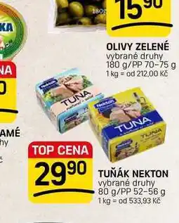 Flop TUŇÁK NEKTON vybrané druhy 80 g/PP nabídka