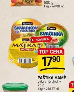 Flop PAŠTIKA HAMÉ vybrané druhy nabídka