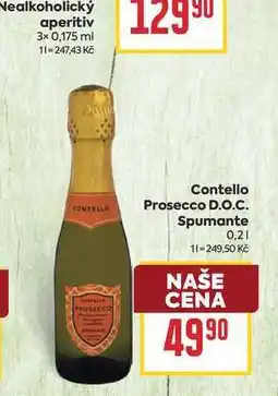 Billa Contello Prosecco D.O.C. Spumante nabídka
