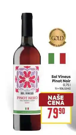 Billa Sol Vineus Pinot Noir nabídka
