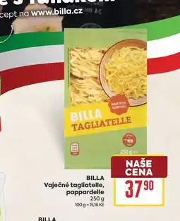 Billa BILLA Vaječné tagliatelle, pappardelle nabídka