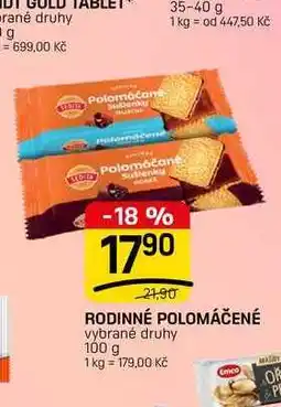 Flop RODINNÉ POLOMÁČENÉ vybrané druhy nabídka