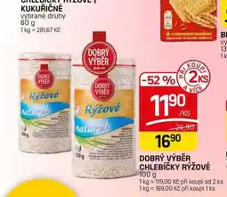 Flop DOBRÝ VÝBĚR CHLEBÍČKY RÝŽOVÉ nabídka