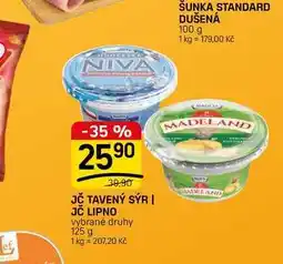 Flop JČ TAVENÝ SÝR | JČ LIPNO vybrané druhy nabídka
