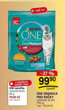 Flop ONE GRANULE PRO KOČKY vybrané druhy nabídka