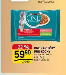Flop ONE KAPSIČKY PRO KOČKY vybrané druhy nabídka