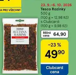 Tesco Tesco Rozinky nabídka