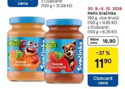 Tesco Hello Svačinka nabídka