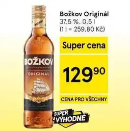 Tesco Božkov Originál 37.5% nabídka