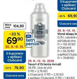 Tesco Tesori d'Oriente Aviváž, 38 PD nabídka