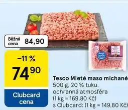 Tesco Tesco Mleté maso míchané, 500 g. 20 % tuku nabídka