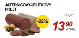 ZEMAN JATERNICOVÝ/JELÍTKOVÝ PREJT nabídka