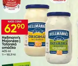 Hruška Hellmann's Tatarská omáčka, Majonéza porcovaná nabídka