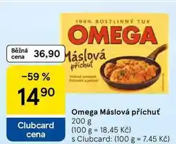 Tesco Omega Máslová příchuť nabídka