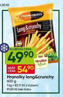 Hruška Hranolky long&crunchy nabídka