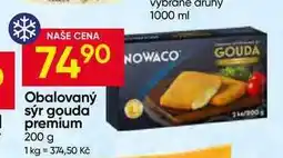 Hruška NOWACO Obalovaný sýr gouda premium nabídka