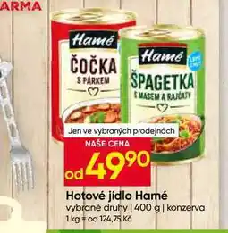 Hruška Hamé Hotové jídlo 400 g konzerva nabídka