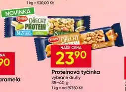 Hruška Proteinová tyčinka vybrané druhy nabídka