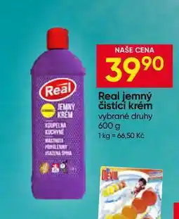 Hruška Real jemný čistící krém vybrané druhy nabídka