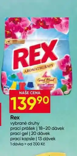 Hruška Rex vybrané druhy prací prášek 18-20 dávek nabídka