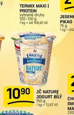Flop JČ NATURE JOGURT BÍLÝ MADETA nabídka