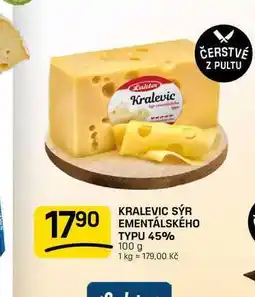 Flop KRALEVIC SÝR EMENTÁLSKÉHO TYPU 45% nabídka