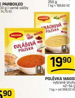Flop POLÉVKA MAGGE vybrané druhy nabídka