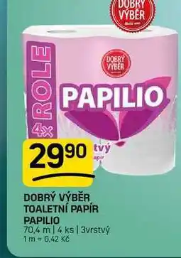 Flop DOBRÝ VÝBĚR TOALETNÍ PAPÍR 4ks nabídka