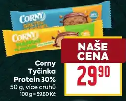 Billa Corny tyčinka protein 30% nabídka