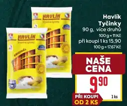 Billa Havlík tyčinky nabídka