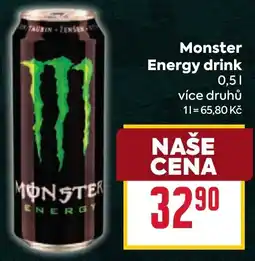Billa Monster Energy drink nabídka