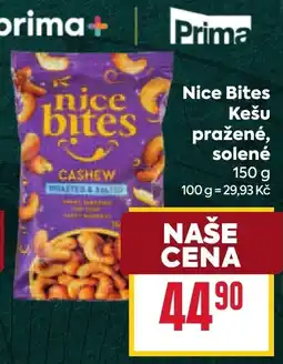 Billa Nice Bites Kešu pražené, solené nabídka