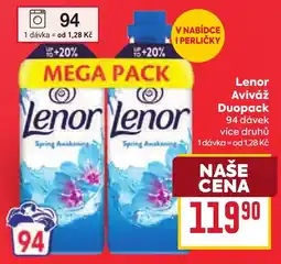 Billa Lenor Aviváž Duopack nabídka