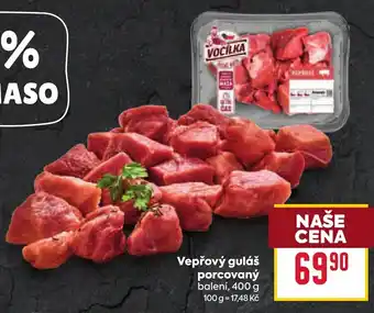 Billa Vocilka vepřový guláš porcovaný nabídka